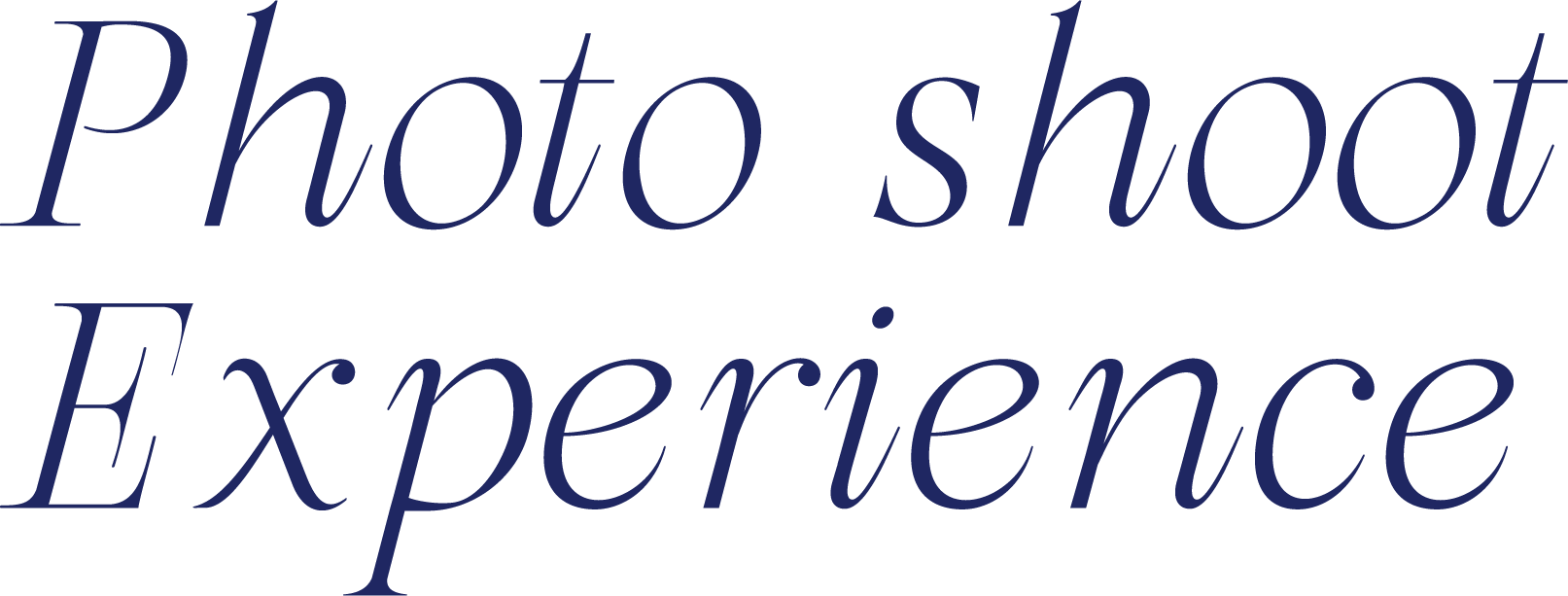 Photo Shoot Experience